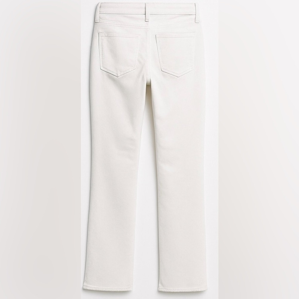 Rag and Bone Frayed Fringe Raw Edge White Jeans, Size 26 - Picture 2 of 13